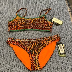 Vetchy Animal Print Bikini (NWT)